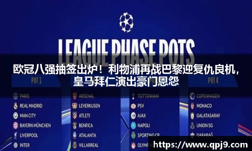 欧冠八强抽签出炉！利物浦再战巴黎迎复仇良机，皇马拜仁演出豪门恩怨